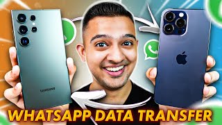 How To Transfer WhatsApp Chats from Android to iPhone  🔥 [upl. by Morgana]