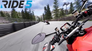 Ride 5  DUCATI SUPER NAKED V4S 2021  Stelvio Full Circuit Race replay [upl. by Dnomzed]