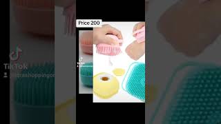 Body Bath BrushSilicone Soft Cleaning Body Brush With Shampoo Despencer💫 bathandbody shorts [upl. by Cameron]