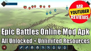 Epic Battles Online Mod  Unlocked  Unlimited Resources [upl. by Pegeen]