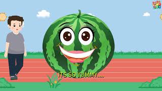 Watermelon Yum Yum Yum  Fruit Song for Kids  Rhymes for Babies  Watermelon Song Cartoon [upl. by Rosalie338]