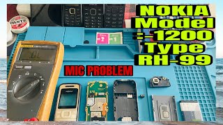 NOKIA MODEL 1200 Type RH99 MIC PROBLEM [upl. by Hayman]