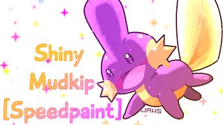 ❻ Shiny Mudkip Speedpaint [upl. by Donni20]