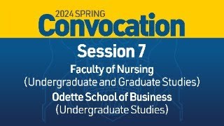 2024 Spring Convocation  Session 7 [upl. by Yvon]