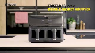 Tristar FR9040 Double Basket Airfryer EN [upl. by Akeylah193]