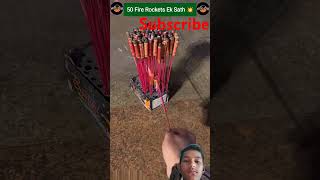 100 Firecracker 🧨 Rocket 🚀 fireworks mrboombaam short [upl. by Airetak]