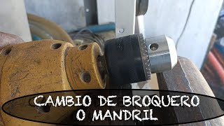 CAMBIO DE BROQUERO EN TALADRO DEWALT [upl. by Boycey]