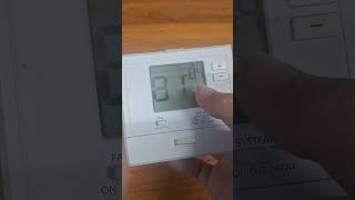 Pro T701 Thermostat Basic Features [upl. by Lorsung298]