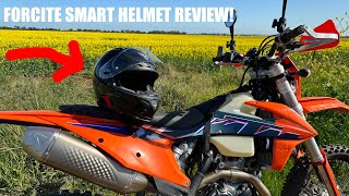 Forcite MK1S Smart Helmet Review Video Test [upl. by Ydderf]