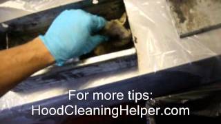 Hood Cleaning Helper Tip 3 Cheap Grease Containment [upl. by Naitsyrk]