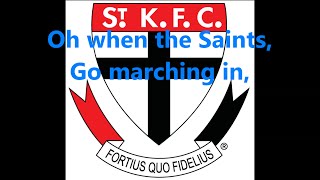 St Kilda Saints theme song Lyrics AFL SingALong [upl. by Flore451]