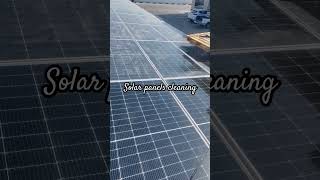 Solar panels cleaning shortsfeed solarsytem solarcleaning [upl. by Lindley191]