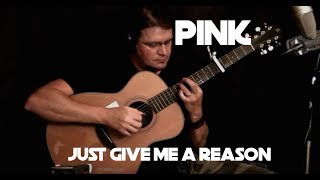 Kelly Valleau  Just Give Me A Reason Pink  Fingerstyle Guitar [upl. by Oona]