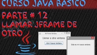 Curso Java 13 Llamar un jDialog de un jFrame y jDialog de jDialog Ventanas Externas  jDialog [upl. by Euginimod151]