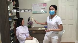 Skin Hair and Nails Assessment  Return Demonstration [upl. by Ahcsropal]