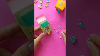 Mini paper trash bin😃🥰 diy craft art trendingshorts [upl. by Silado]