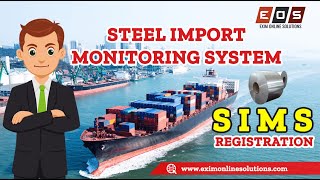 STEEL IMPORT MONITORING SYSTEM SIMS REGISTRATION PROCESS  IN HINDI [upl. by Squire]