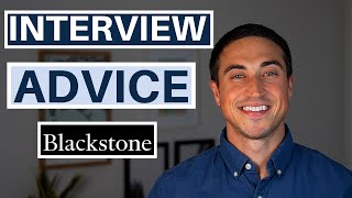 Interview Advice From Blackstones CEO [upl. by Eedyaj]