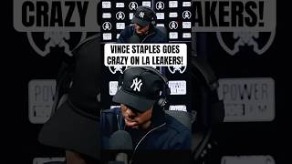 VINCE STAPLES Does A CRAZY Freestyle on LA LEAKERS REMIX [upl. by Akerdal]