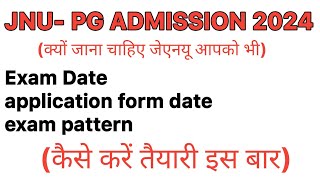 CUET PG 2024  JNU PG Admission Complete Details  Exam Pattern  Exam Date  Exam Medium [upl. by Estren]