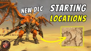 Legendary Lords STARTING LOCATIONS New DLC  Total War Warhammer 3 [upl. by Arleyne48]