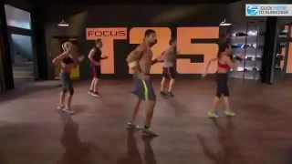 Focus T25  Shaun Ts latest workout  Available at Extreme Fitness Results [upl. by Airotciv]