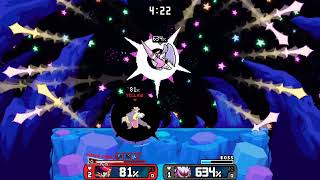 Rivals of Aether HsienKo vs Boss Galacta Knight Hard Mode [upl. by Demmy]