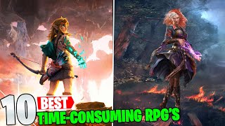 10 Most Time Consuming RPGs Ranked [upl. by Inahpit]