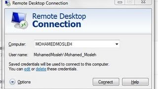 Remote Desktop Connection التحكم بكميبوتر آخر MohamedMoslehG [upl. by Alys421]