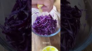 Red cabbage and Nori simple salad [upl. by Zandra]