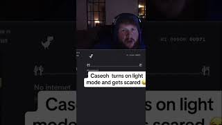 Caseoh turns on light mode and gets blinded 😂😂 caseoh caseohfunnymoments memes shorts funny [upl. by Rubinstein]