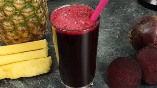 How to Make Beetroot Pineapple Juice  Super Healthy Beet Juice [upl. by Trygve]