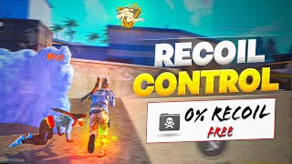 99 RECOIL CONTROL TIPS 🔥 FREE FIRE INDIA [upl. by Adekam]