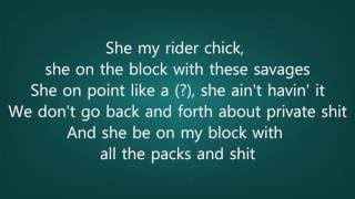 Lil Durk Rider Chick Lyrics ft Dej Loaf [upl. by Rosenfeld]