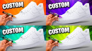 CUSTOM AIR FORCE 1’s Videos Compilation 🎨👟 [upl. by Northrop]