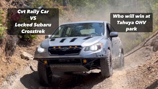 Rally car vs locked offroad Subaru take on Tahuya OHV park [upl. by Philippa84]