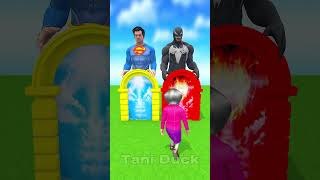 Hell or Heaven  everything will be judged by the SUPERMAN and VENOM animation gta funny shorts [upl. by Eikcid]