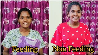 Feeding And Non Feeding New Collections வந்தாச்சி  Saranya Manoraj [upl. by Procora]