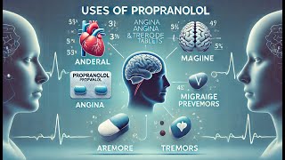 Inderal tablets Propranolol tablets Anxiety Angina Migraine Tremors [upl. by Dublin909]