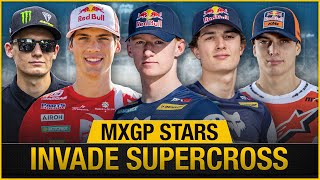 MXGP Stars Invade Supercross  Who is Coming and When [upl. by Akemahc942]