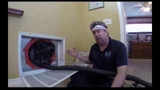 Full Air Duct Cleaning Demonstration  A1 Duct Cleaning  Orange County CA [upl. by Aivlis]