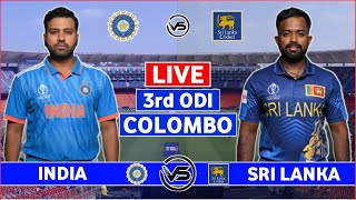 India vs Sri Lanka 3rd ODI Live  IND vs SL 3rd ODI Live Scores amp Commentary [upl. by Irahk]