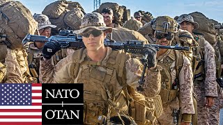 US Marines NATO Alliance Armed Forces Prepare for Defense in Sweden [upl. by Utley]