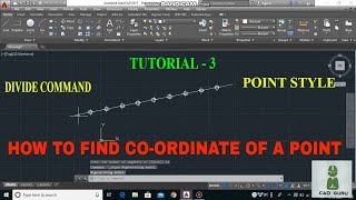 Autocad divide line into equal segments [upl. by Brookes]