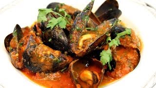 Mussels Moules Moroccan Style Recipe  CookingWithAlia  Episode 283 [upl. by Donatelli789]