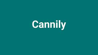 Cannily Meaning and Pronunciation [upl. by Menashem]