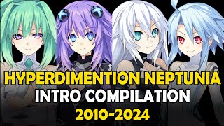 【超次元ゲイム ネプテューヌ】 Hyperdimension Neptunia Opening Song  Intro Compilation 20102024 [upl. by Keppel469]