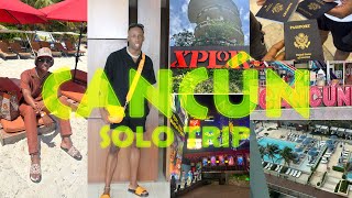 TRAVEL VLOG  SOLO TRIP TO CANCUN MEXICO [upl. by Eissoj]