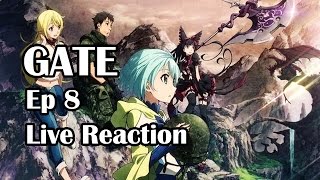 Gate Jieitai Kanochi nite Kaku Tatakaeri Ep8 Live Reaction [upl. by Tammara]