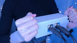 ASMR Brain Melting Oil Ear Massage for Deep Sleep 😴 Whispering rubber gloves  耳マッサージ [upl. by Neerihs617]